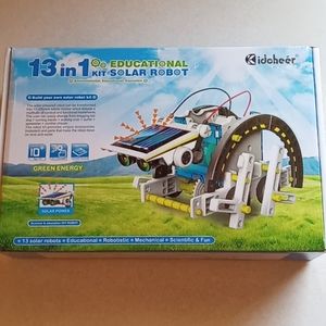 Kidcheer 13 in 1 Educational Solar Robot Kit NIB